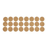 Lot de 24 patins adhésifs en liège