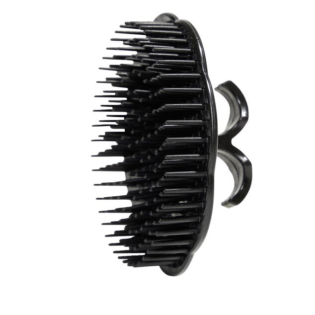 Brosse &agrave; cheveux compacte ronde noire &Oslash;8cm