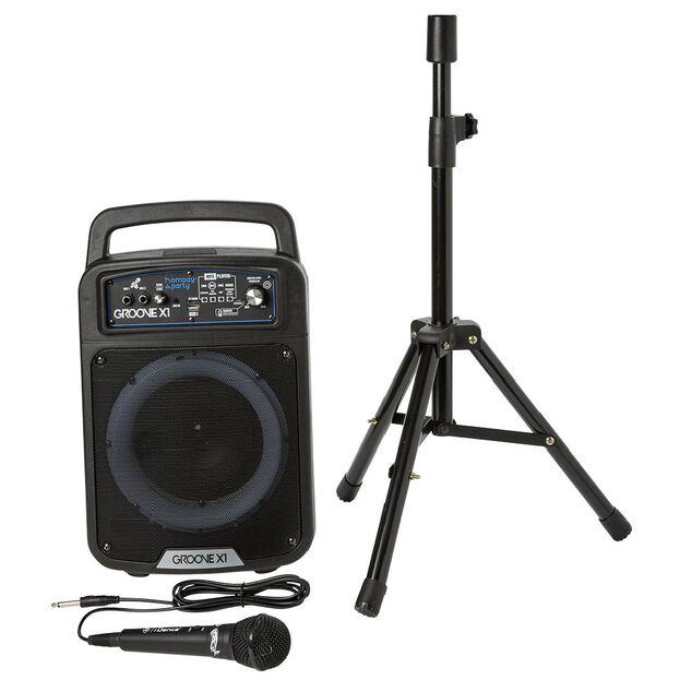Enceinte Homday Groove X1 sur pied