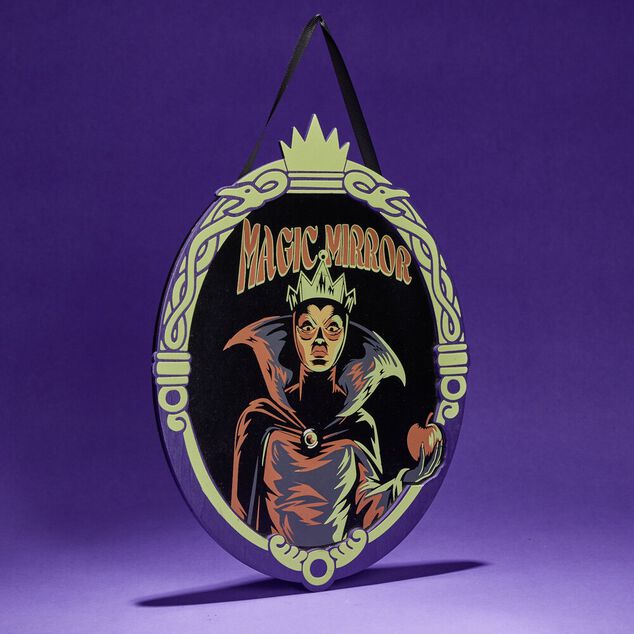 D&eacute;coration &agrave; suspendre Disney Mal&eacute;fique miroir magique 23,5xh22cm