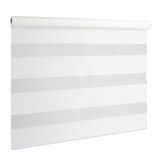 Store enrouleur avec ou sans per&ccedil;age jour nuit blanc 65x160cm