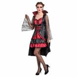 D&eacute;guisement femme vampire Halloween rouge noir taille L