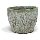 Pot argile &eacute;maillage vert et marron &Oslash;46cm