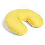 Coussin de voyage microbille jaune