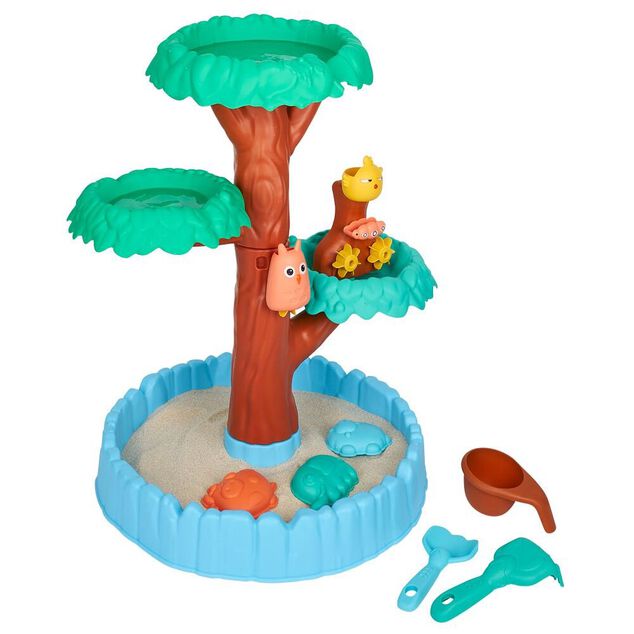 Arbre de plage sable et eau H45cm