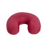 Coussin de voyage rouge 28x28x9cm