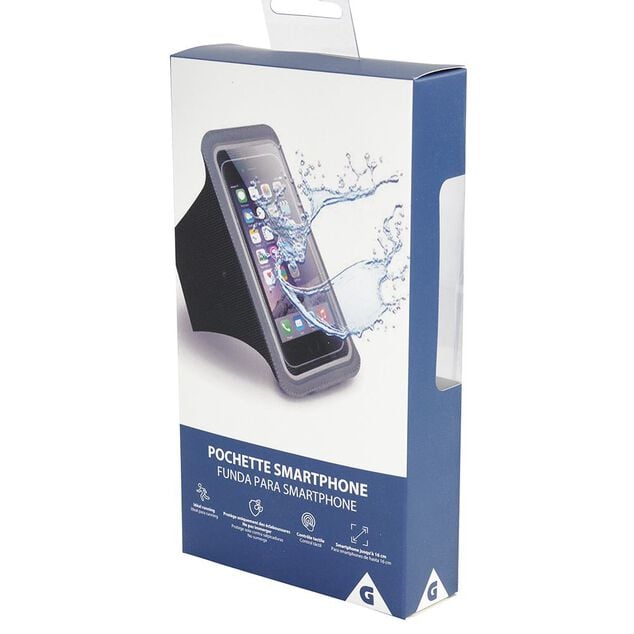 Brassard avec pochette smartphone