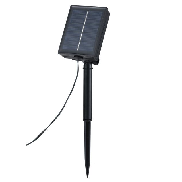 Guirlande de No&euml;l solaire lumineuse 240LED blanc froid et bleu 17,9 m d'&eacute;clairage