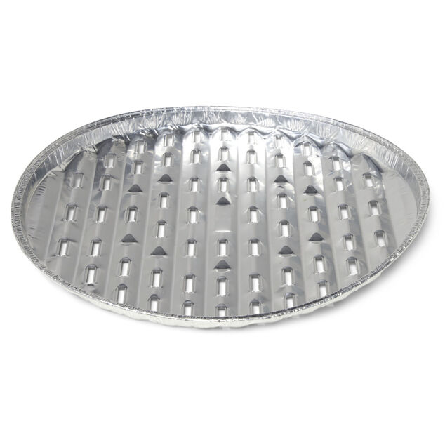 Plat &agrave; barbecue rond en aluminium x5 &Oslash;34xH2cm