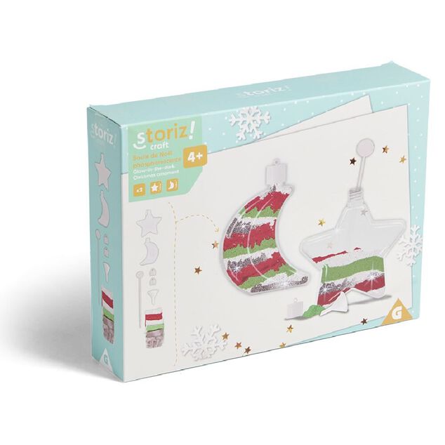 Boule de No&euml;l phosphor&eacute;cente &agrave; confectionner x2