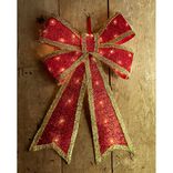 Noeud lumineux 30LED blanc chaud 37xH56cm