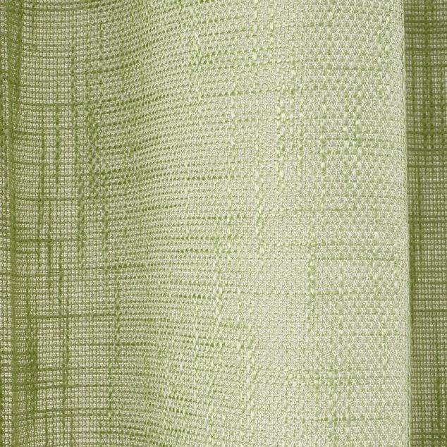 Rideau &agrave; oeillets jacquard polyester uni 135x240cm (2 mod&egrave;les)
