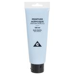 Tube peinture acrylique 120ml bleu pastel