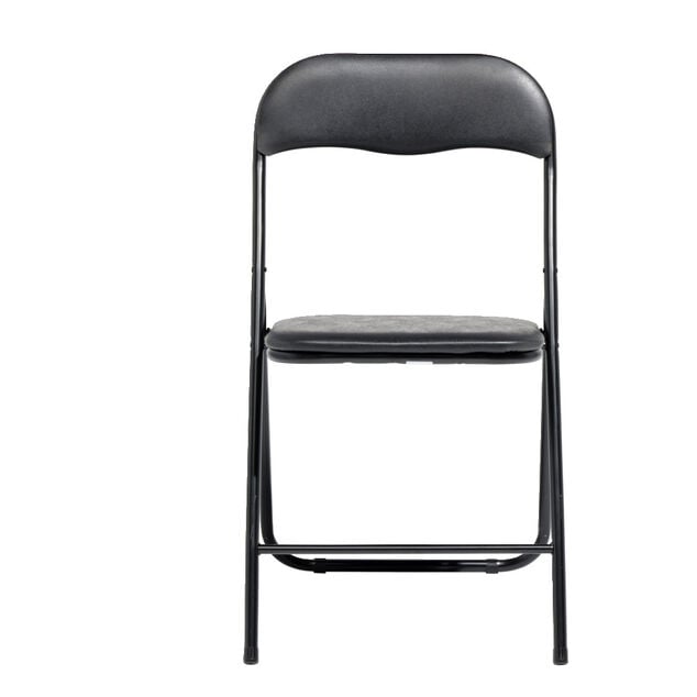 Chaise pliante Tracy métal noir 44x45x79cm