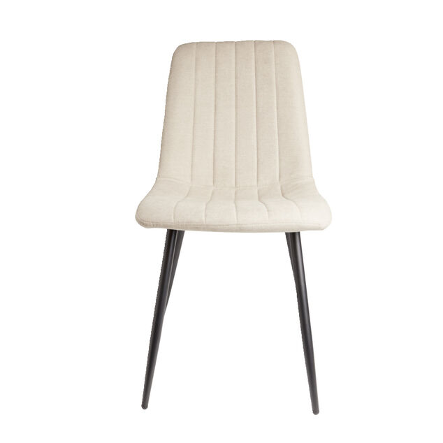 Chaise Joseph noir et gris L45xP54XH89cm