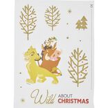 Sticker Disney Le Roi Lion adh&eacute;sif repositionnable pour fen&ecirc;tre et mur