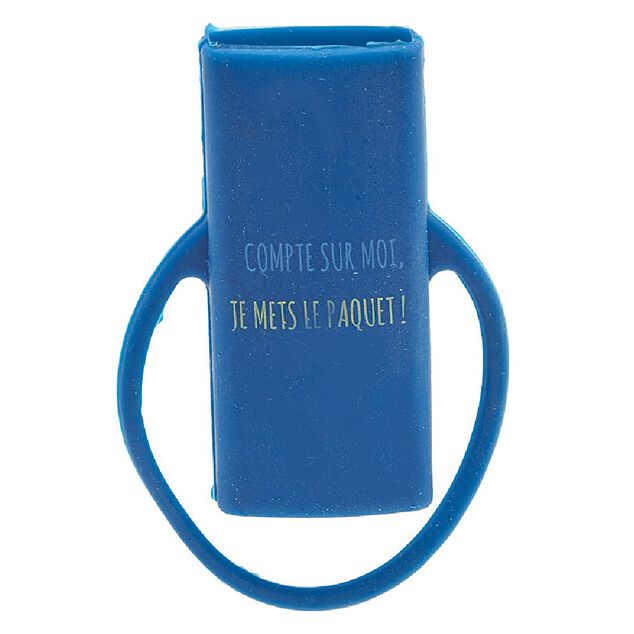 &Eacute;tui &agrave; briquet en silicone design message