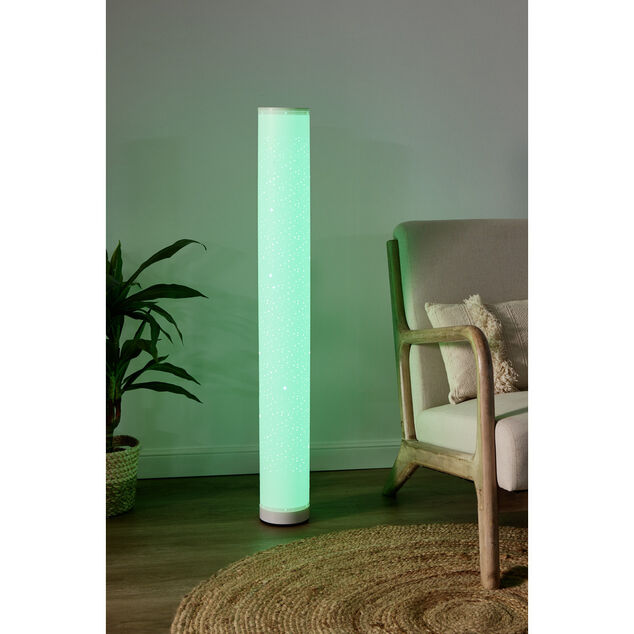 Lampadaire LED avec t&eacute;l&eacute;commande &Oslash;13xH103,5cm