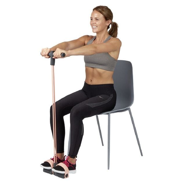 Rameur avec &eacute;lastique