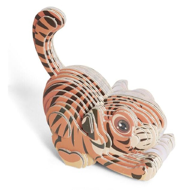 Puzzle 3D en bois animaux DIY - 6 mod&egrave;les