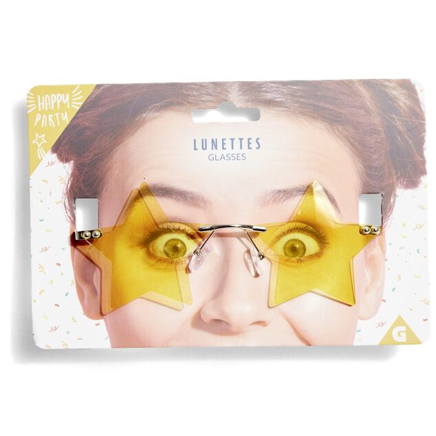 Lunettes en forme d'étoile (2 modèles)