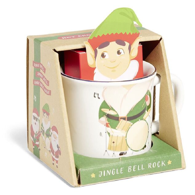 Mug No&euml;l gourmand &Oslash;11xH16cm - 3 mod&egrave;les