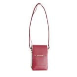 Pochette t&eacute;l&eacute;phone simple zip polyur&eacute;thane et m&eacute;tal