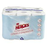 Papier toilette double &eacute;paisseur x 12