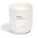 Bougie Home pot c&eacute;ramique &Oslash;8xH9cm beige