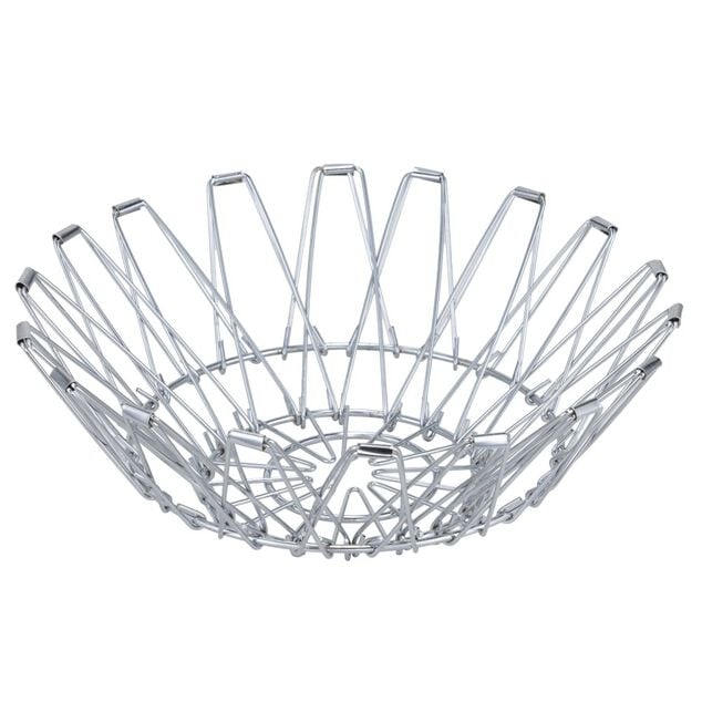 Corbeille multifonction 3en1 fer panier &agrave; fruits pot &agrave; ustensiles manique