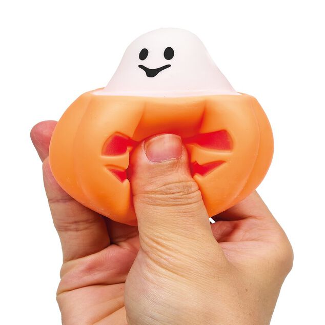 Balle anti-stress citrouille Halloween