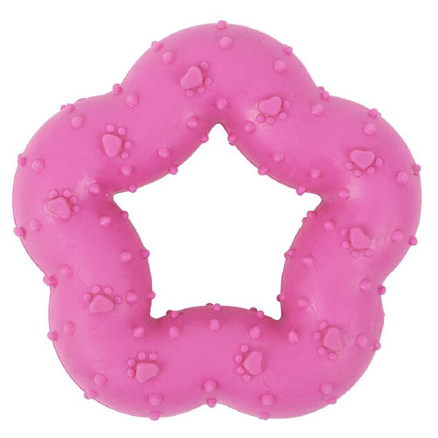 Jouet pour chien forme Étoile en caoutchouc Ø7 cm