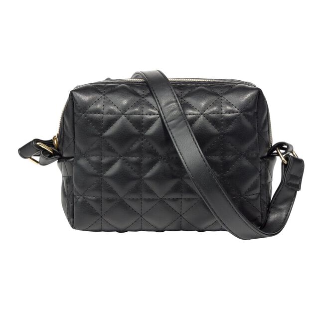 Sac à main bandoulière simili aspect capitonné 16x5,5xH11cm (3 modèles)