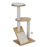 Arbre &agrave; chat 2 niveaux avec griffoirs 40x30xH80cm