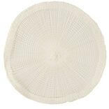 Set de table rond papier ajour&eacute; blanc &Oslash;38cm