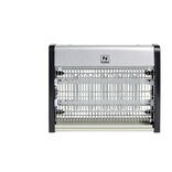 Lampe anti-nuisibles volants plastique gris sur secteur