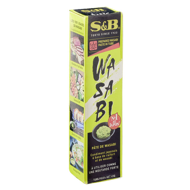 P&acirc;te de Wasabi S&B tube de 43gr