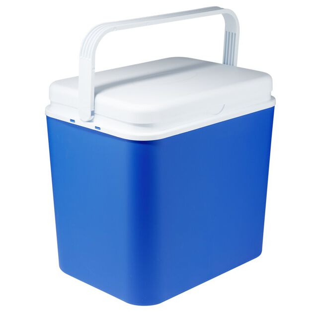 Glaci&egrave;re 30L polypropyl&egrave;ne bleu et blanc 39x29,5xH39cm