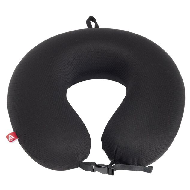 Coussin de voyage m&eacute;moire de forme noir