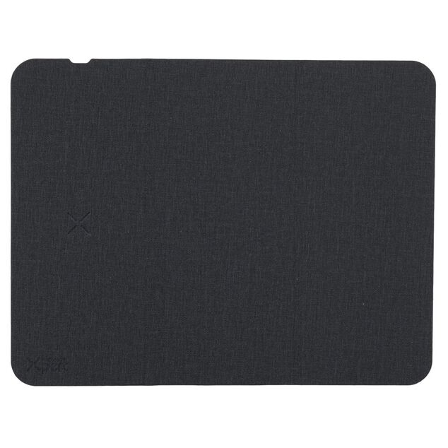 Tapis de souris &agrave; induction nomade PP et polyester L26X20 cm (2 mod&egrave;les noir ou gris)