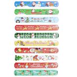 Bracelet slap motif Noël x10 L20cm