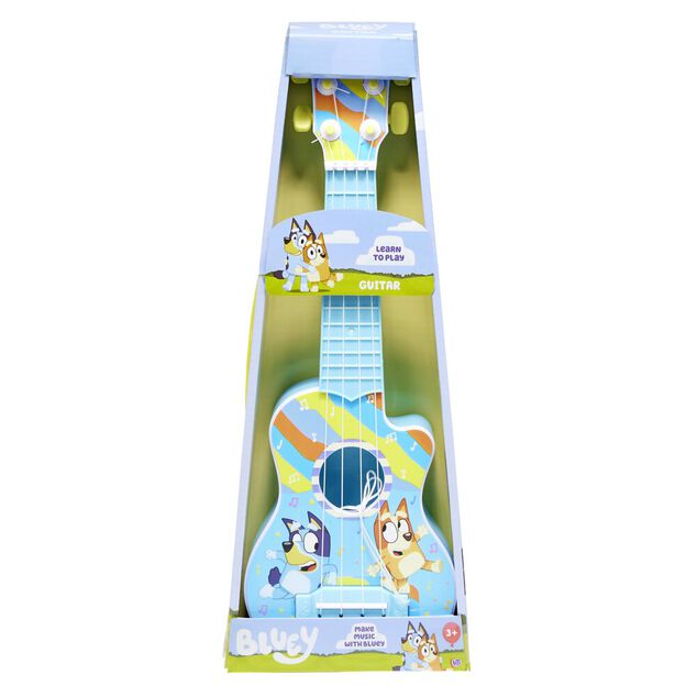 Guitare enfant Bluey m&eacute;diator Int&eacute;gr&eacute; 14x4xH40cm