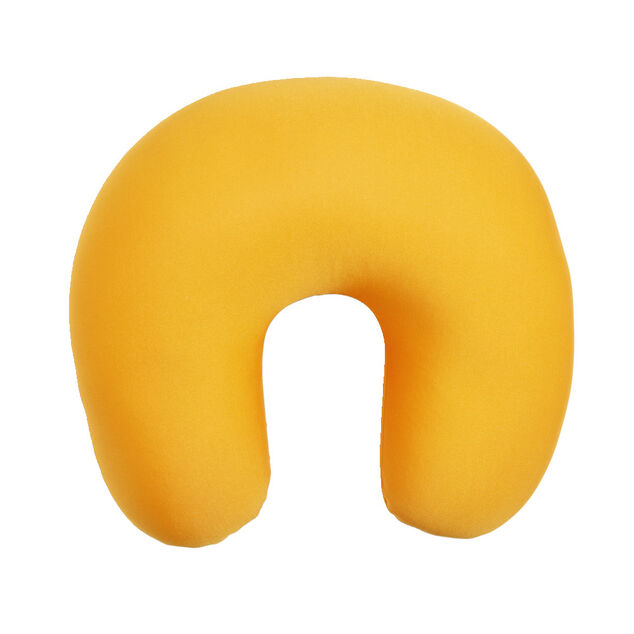 Coussin de voyage microbille orange