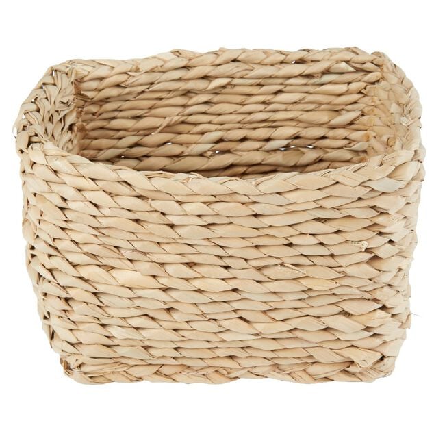 Pani&egrave;re carr&eacute;e imitation osier naturel