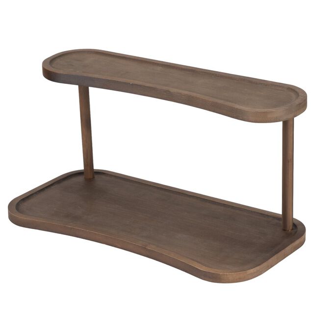 &Eacute;tag&egrave;re de cuisine en bambou 40x20xH20cm