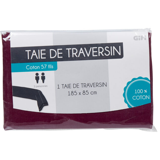 Taie de traversin violet
