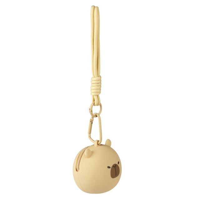 Porte-cl&eacute; avec porte-monnaie forme animal 100% silicone (2 mod&egrave;les)