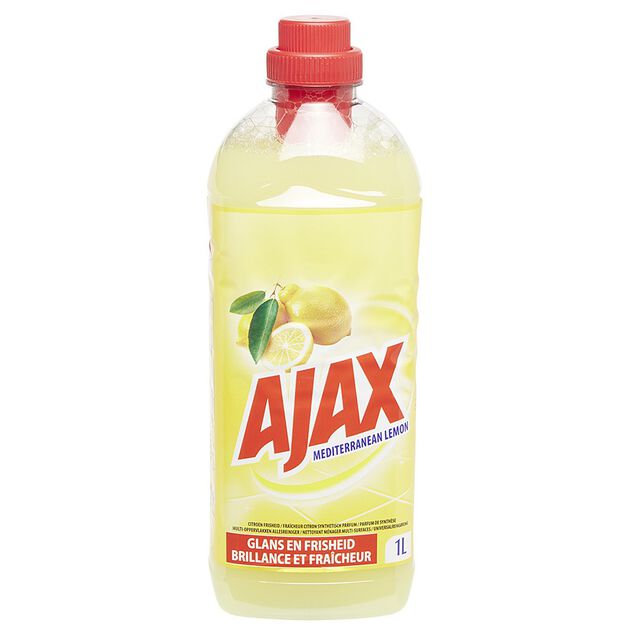 Nettoyant Ajax senteur citron méditéranéen 1L