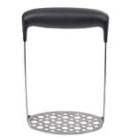 Presse purée en inox et silicone noir