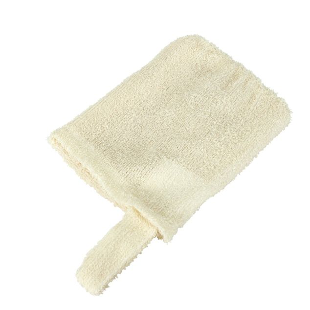 Gant de crin double face exfoliation et douceur 20x14cm